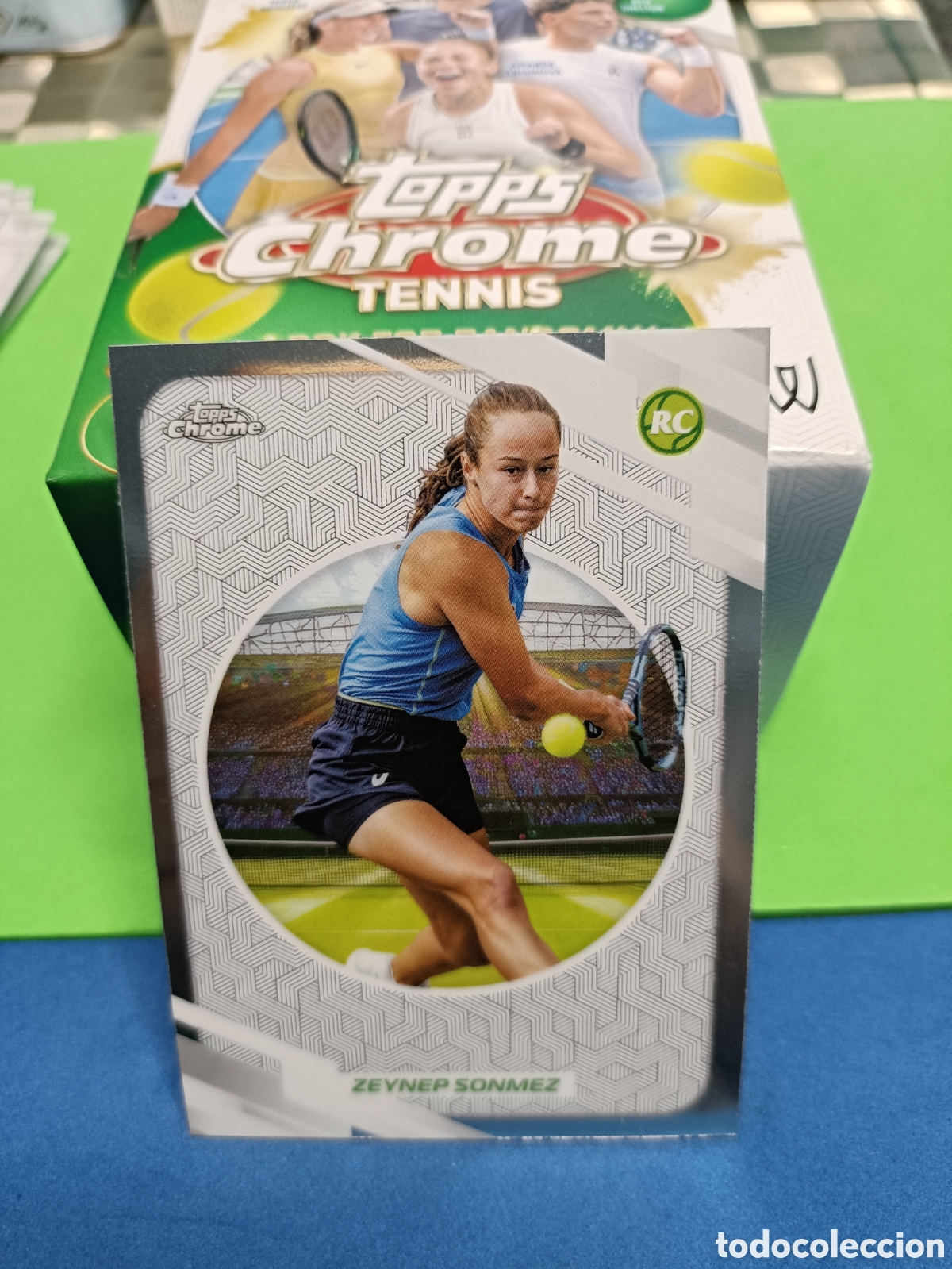 Fu&szlig;ball-Sticker: 2026 Topps chrome tennis - 77 Sonmez