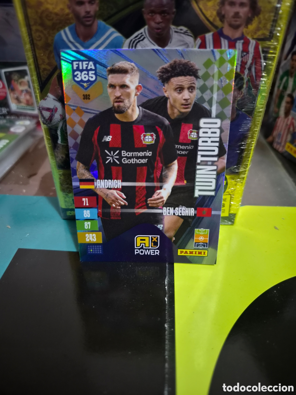 Cartes &agrave; collectionner de Football: N&deg;302 Twin Turbo Andrich-Ben Seghir FIFA 365 2027