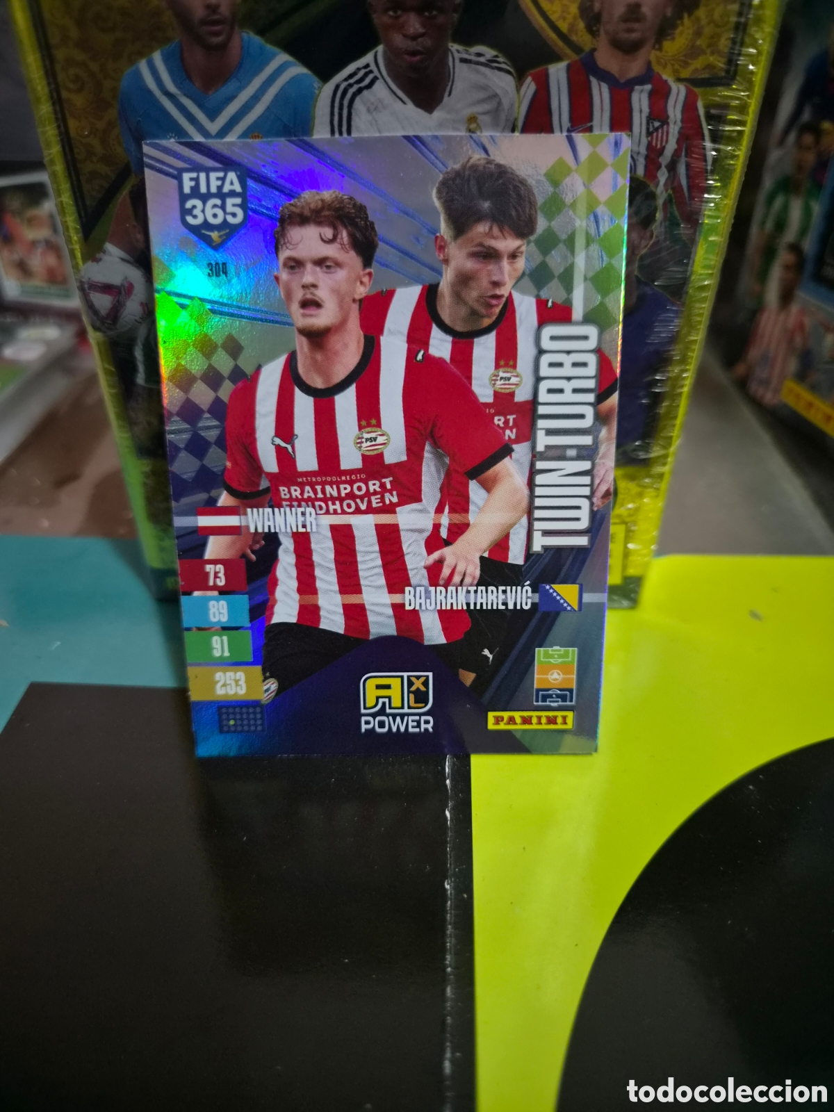 Cromos de f&uacute;tbol: N&deg;304 Twin Turbo Wanner-Bajraktarević FIFA 365 2027