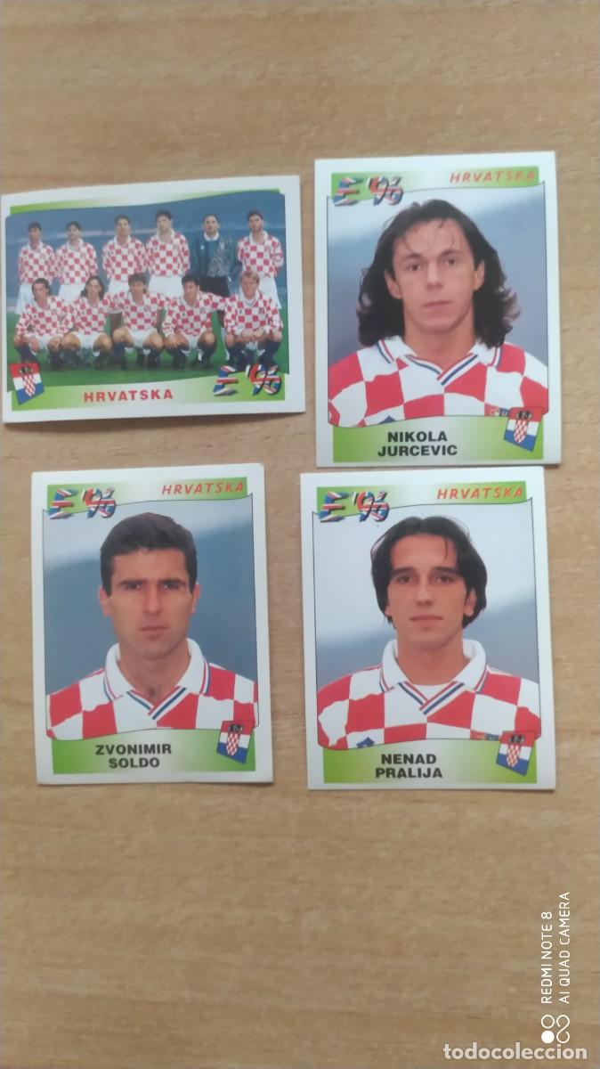 Fu&szlig;ball-Sticker: CROACIA 344 NIKOLA JURCEVIC EURO 96 EUROCOPA 1996 PANINI - C7