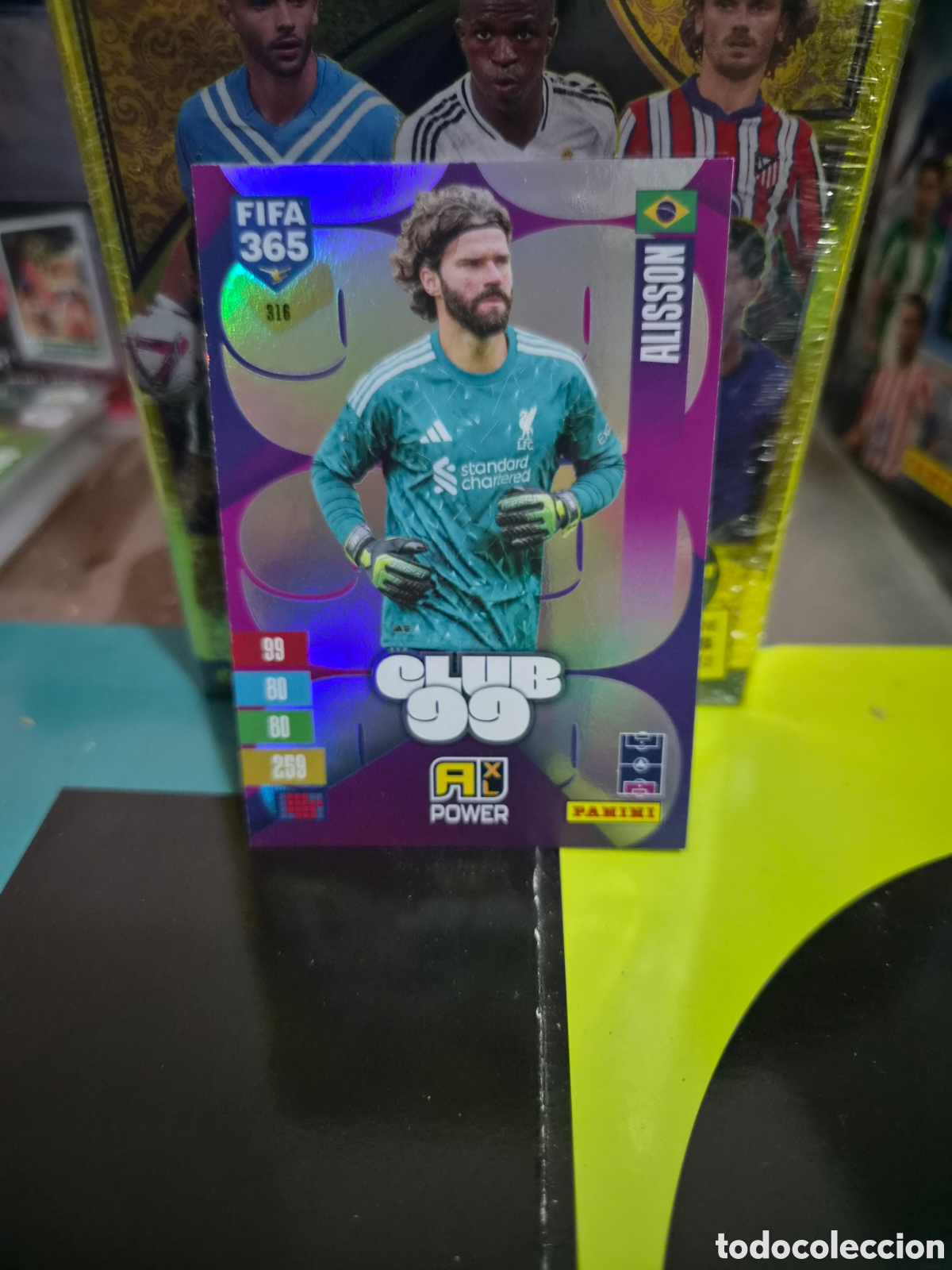 Cromos de Futebol: N&deg;316 Club99 Alisson FIFA 365 2027