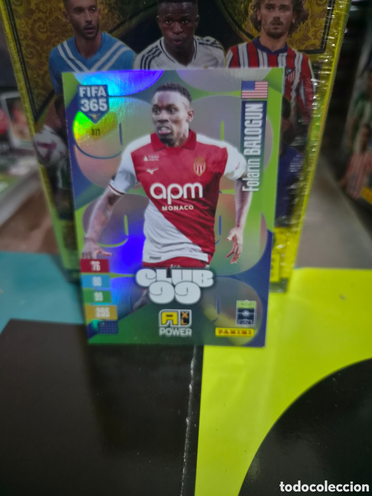 Cromos de Futebol: N&deg;317 Club99 Folarin Balogun FIFA 365 2027