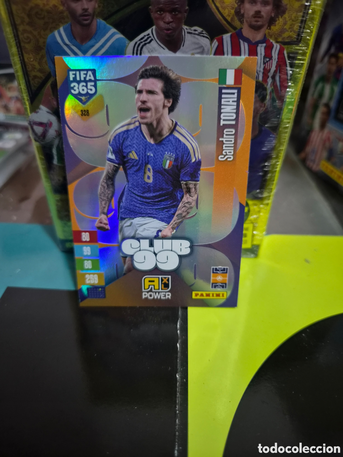 Figurine di Calcio: N&deg;326 Club99 Sandro Tonali FIFA 365 2027