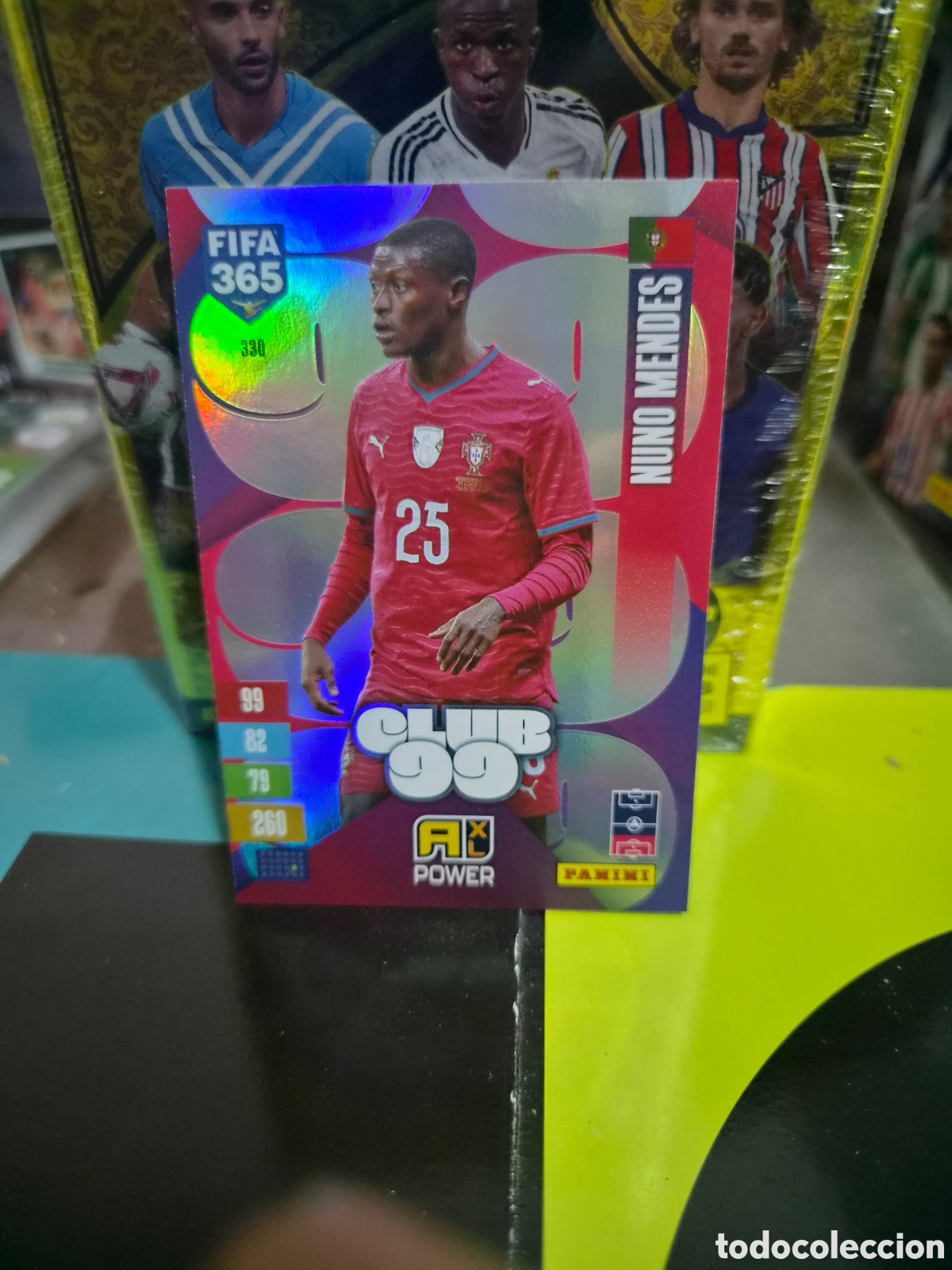 Figurine di Calcio: N&deg;330 Club99 Nuno Mendes FIFA 365 2027