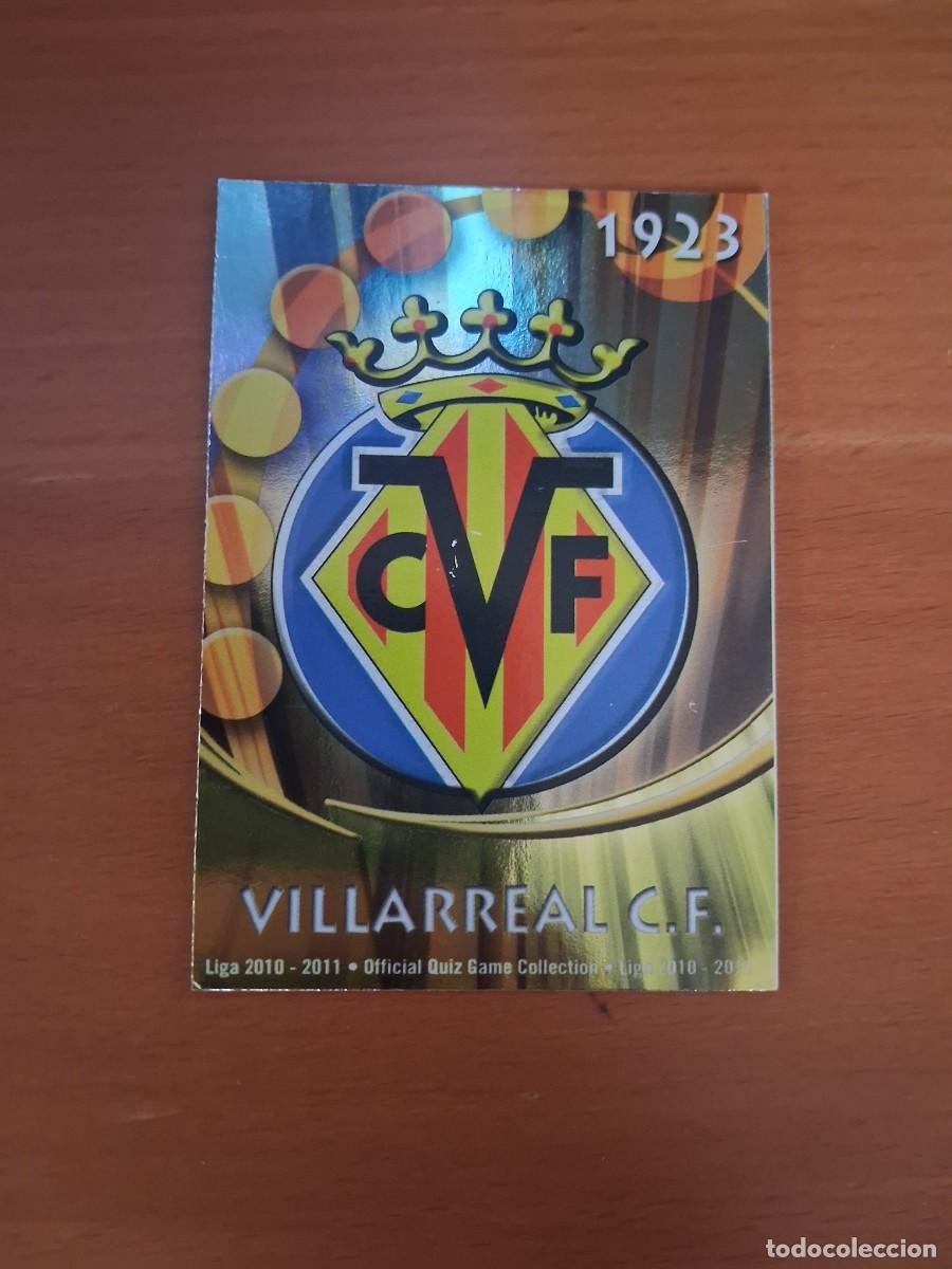 Figurine di Calcio: Mundicromo Official Quiz Game Collection 2010 2011 Villarreal CF 163 Escudo Brillo