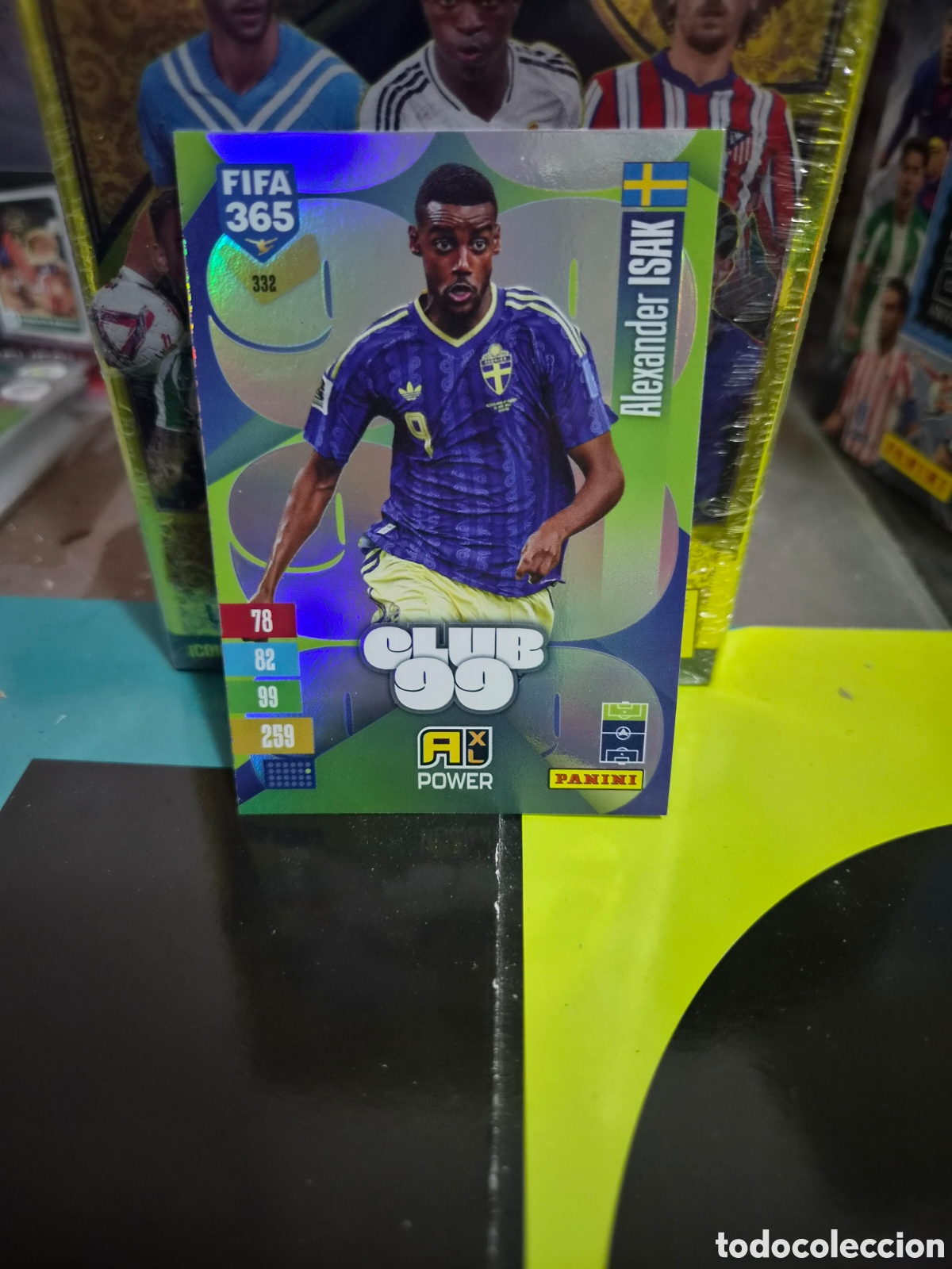 Figurine di Calcio: N&deg;332 Club99 Aleksander Isak FIFA 365 2027
