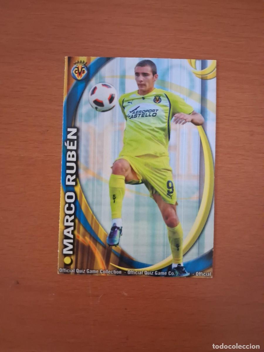 Cromos de Futebol: Mundicromo Official Quiz Game Collection 2010 2011 Villarreal CF 182 Marco Ruben