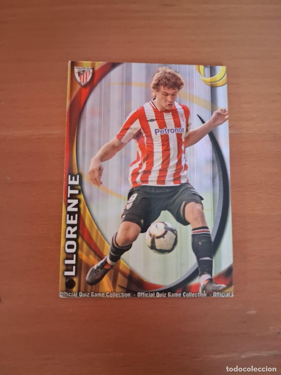 Football Stickers: Mundicromo Official Quiz Game Collection 2010 2011 Athletic Club 210 Llorente