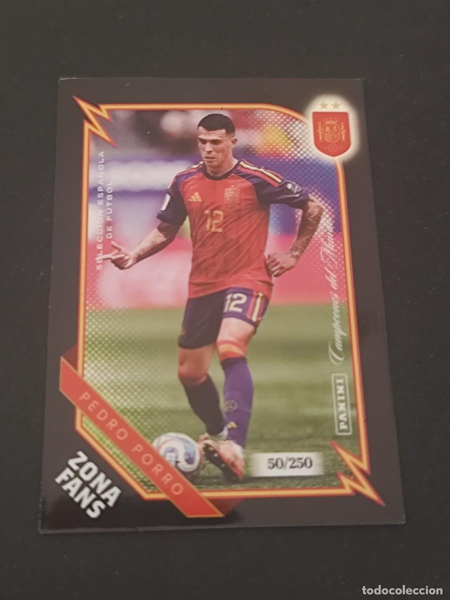 Fu&szlig;ball-Sticker: KN32 PEDRO PORRO /250 ZONA FANS KROMIX BLACK PARALELA PARALLEL PASI&Oacute;N ESPA&Ntilde;A 2026 PANINI CLUB