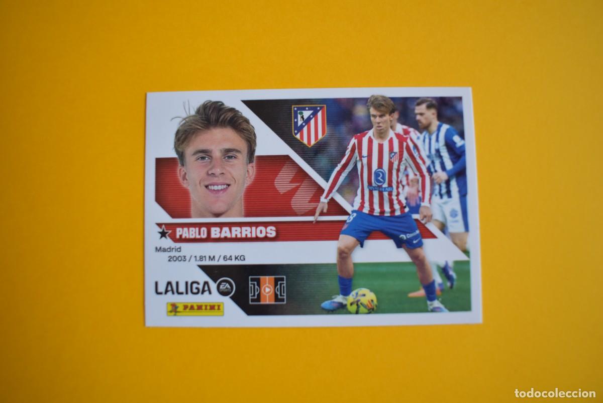 Cromos de f&uacute;tbol: Cromo Liga 2026 2027. 26 27. Barrios. Atl&eacute;tico de Madrid. N. &ordm; 12. Colecciones ESTE. Panini