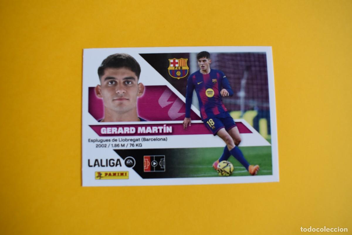 Cromos de f&uacute;tbol: Cromo Liga 2026 2027. 26 27. Gerard Mart&iacute;n. Barcelona. N. &ordm; 8. Colecciones ESTE. Panini
