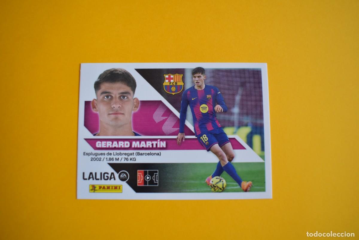 Cromos de f&uacute;tbol: Cromo Liga 2026 2027. 26 27. Gerard Mart&iacute;n. Barcelona. N. &ordm; 8. Colecciones ESTE. Panini