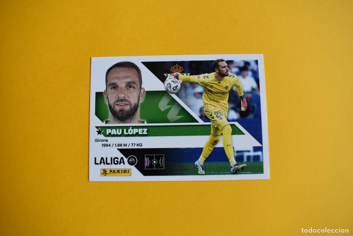 Cromos de f&uacute;tbol: Cromo Liga 2026 2027. 26 27. Pau L&oacute;pez. Betis. N. &ordm; 4. Colecciones ESTE. Panini