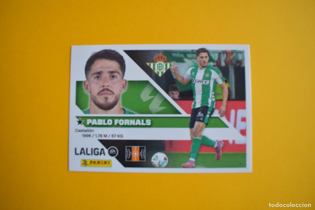 Cromos de f&uacute;tbol: Cromo Liga 2026 2027. 26 27. Pablo Fornals. Betis. N. &ordm; 15. Colecciones ESTE. Panini