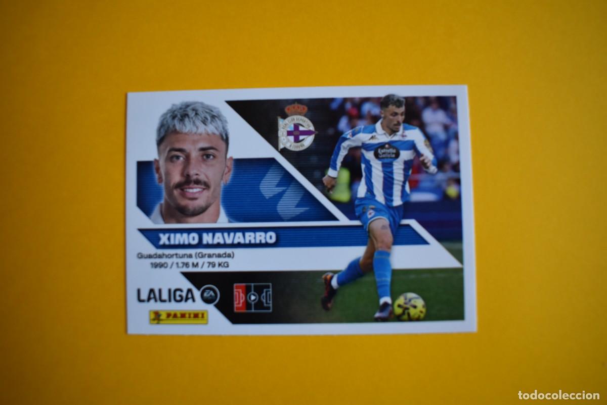 Cromos de f&uacute;tbol: Cromo Liga 2026 2027. 26 27. Ximo Navarro. Deportivo. N. &ordm; 9 A. Colecciones ESTE. Panini