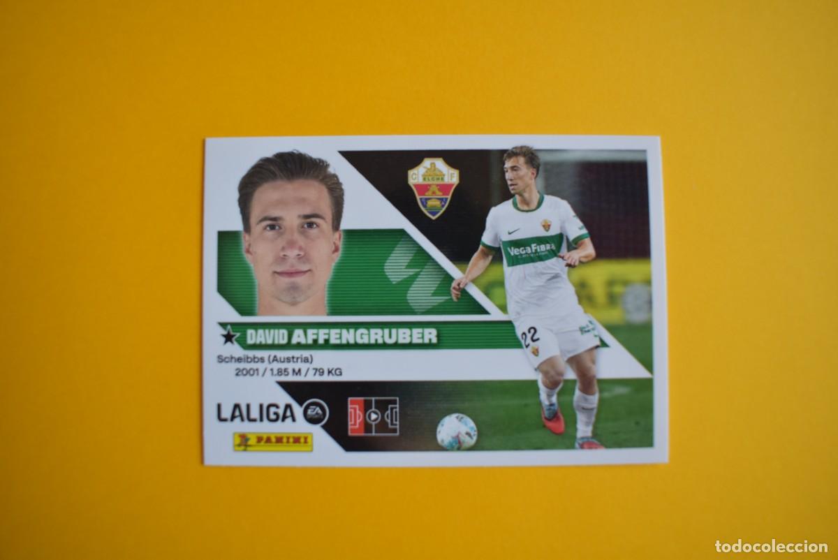 Fu&szlig;ball-Sticker: Cromo Liga 2026 2027. 26 27. Affengruber. Elche. N. &ordm; 8. Colecciones ESTE. Panini