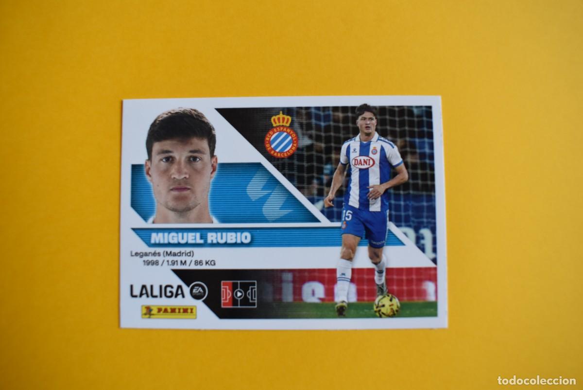 Fu&szlig;ball-Sticker: Cromo Liga 2026 2027. 26 27. Miguel Rubio. Espanyol. N. &ordm; 9. Colecciones ESTE. Panini