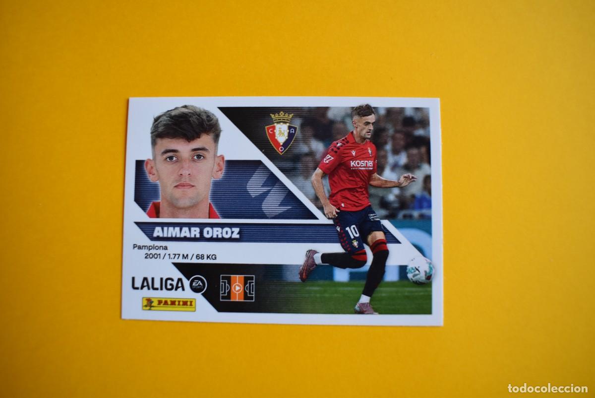 Cromos de f&uacute;tbol: Cromo Liga 2026 2027. 26 27. Aimar Oroz. Osasuna. N. &ordm; 15. Colecciones ESTE. Panini
