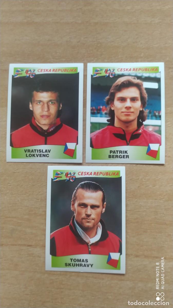 Cromos de f&uacute;tbol: REPUBLICA CHECA 226 P&Agrave;TRIK BERGER 96 EUROCOPA 1996 PANINI - C7