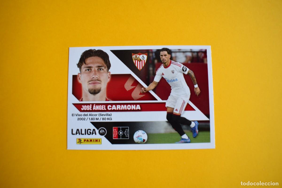 Cromos de f&uacute;tbol: Cromo Liga 2026 2027. 26 27. Carmona. Sevilla. N. &ordm; 5. Colecciones ESTE. Panini