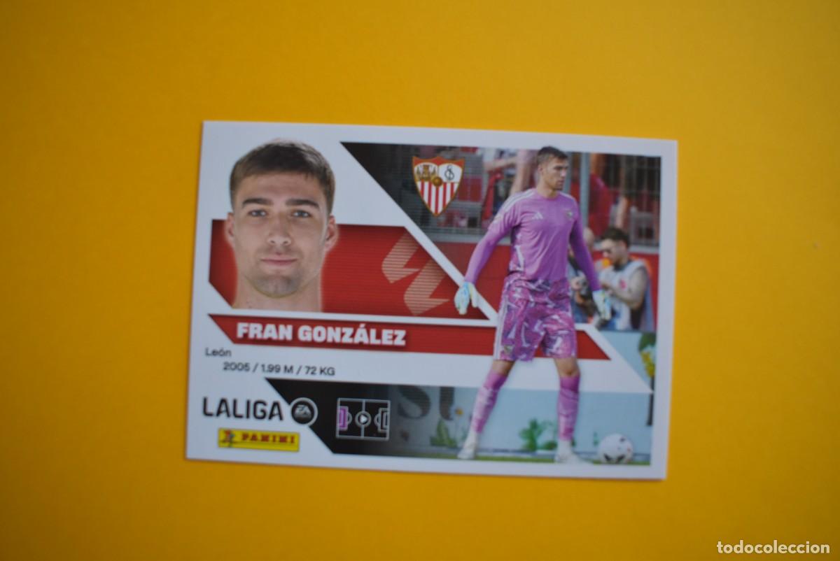 Cromos de f&uacute;tbol: Cromo Liga 2026 2027. 26 27. Fran Gonz&aacute;lez. Sevilla. N. &ordm; 4. Colecciones ESTE. Panini