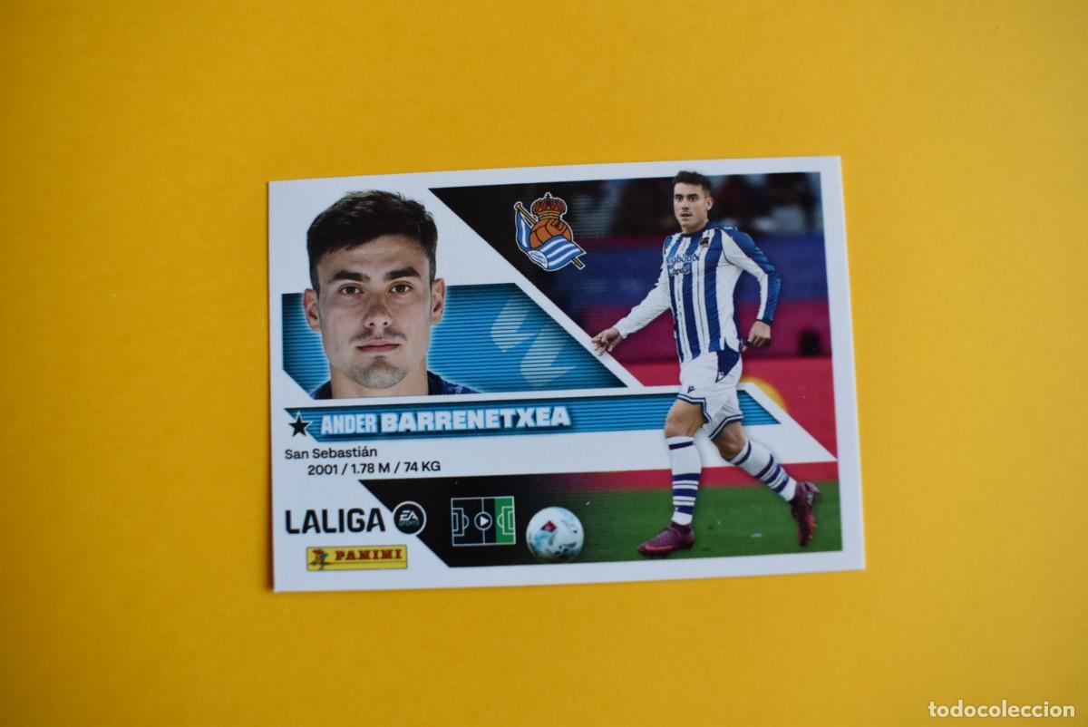 Figurine di Calcio: Cromo Liga 2026 2027. 26 27. Barrenetxea. Real Sociedad. N. &ordm; 16. Colecciones ESTE. Panini