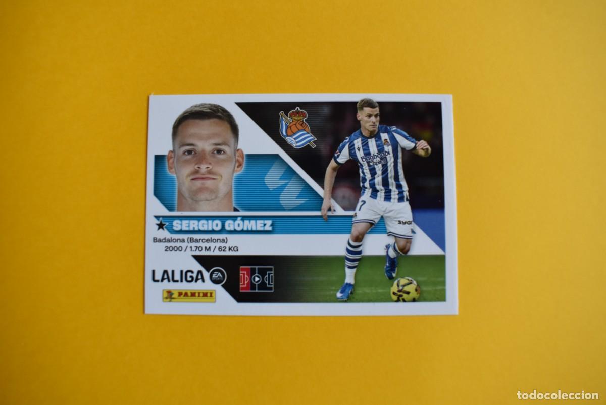 Figurine di Calcio: Cromo Liga 2026 2027. 26 27. Sergio G&oacute;mez. Real Sociedad. N. &ordm; 8. Colecciones ESTE. Panini