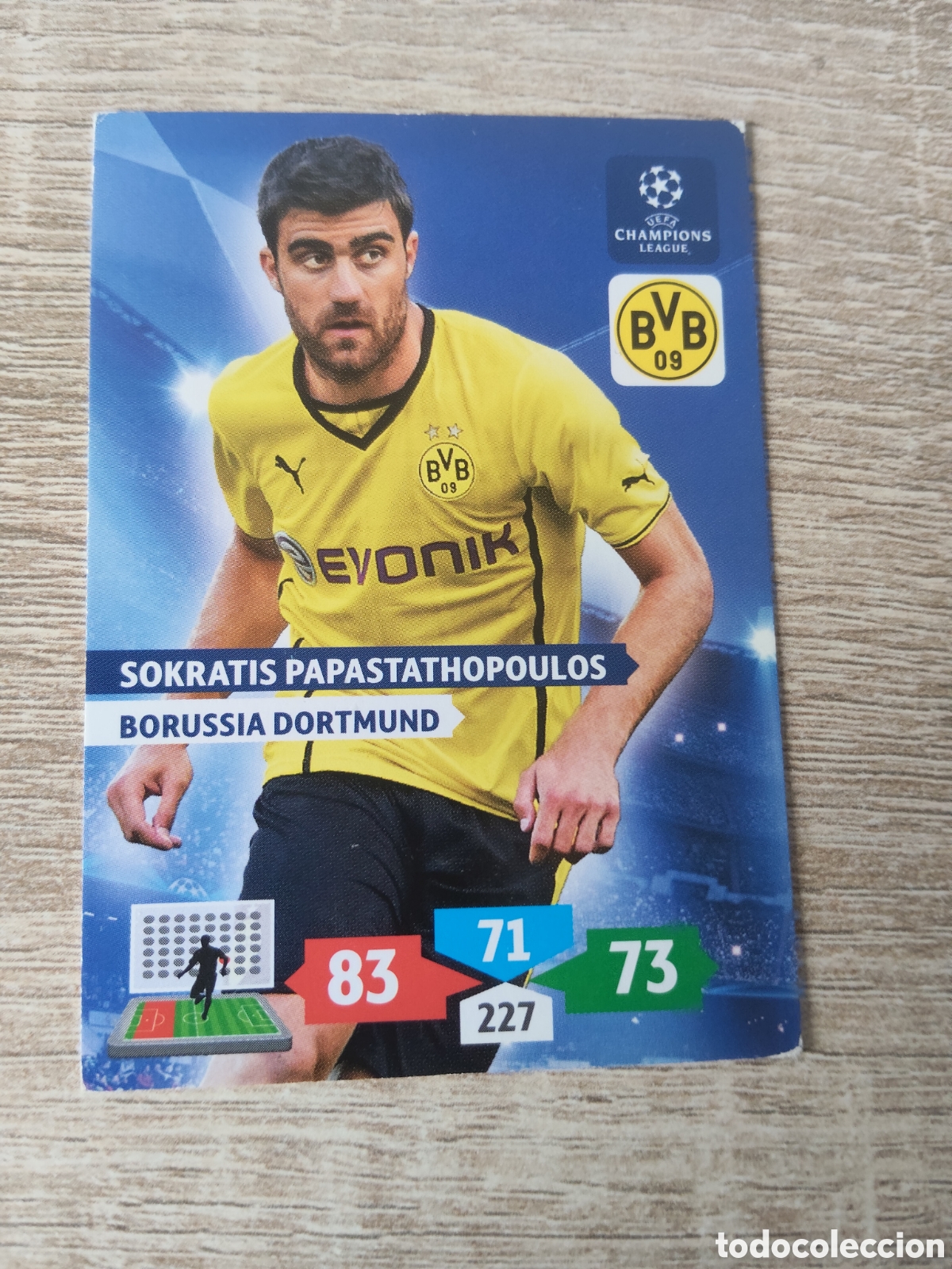 Figurine di Calcio: Panini Adrenalyn champions league 2013 2014 13 14 Sokratis Papastathopoulos Borussia Dortmund