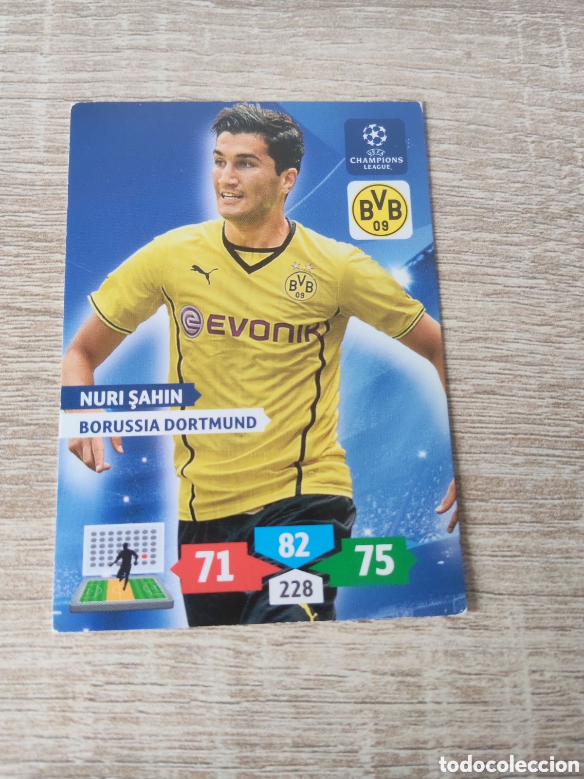 Cartes &agrave; collectionner de Football: Panini Adrenalyn champions league 2013 2014 13 14 Nuri Sahin Borussia Dortmund