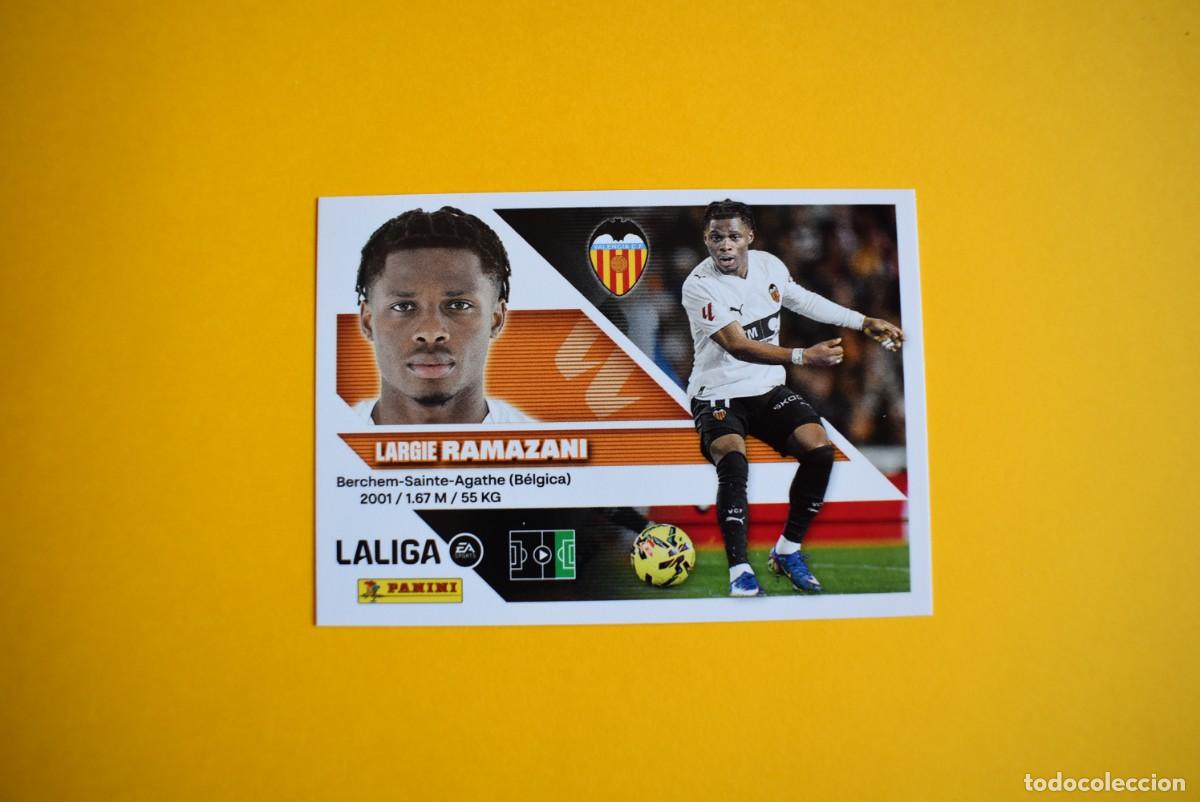 Cartes &agrave; collectionner de Football: Cromo Liga 2026 2027. 26 27. Ramazani. Valencia. N. &ordm; 19. Colecciones ESTE. Panini