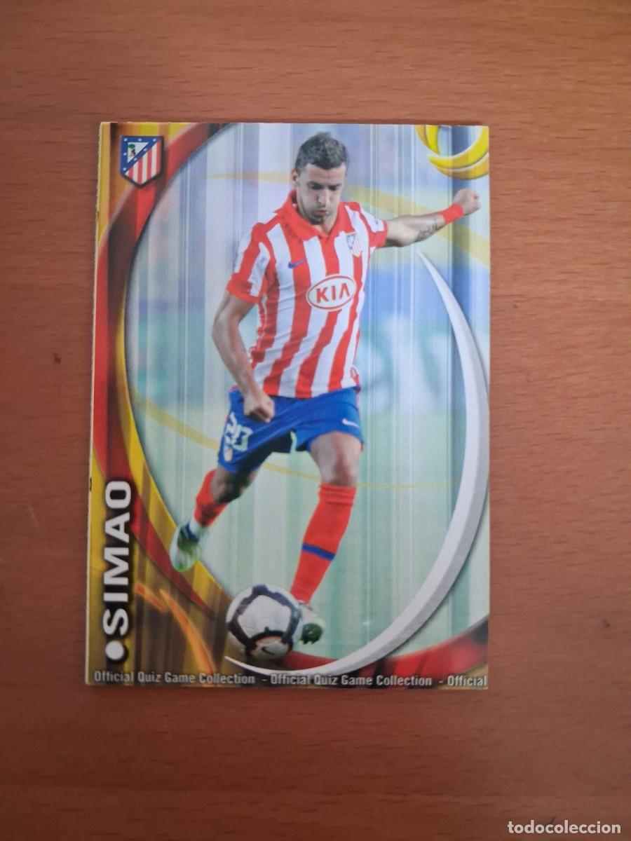 Football Stickers: Mundicromo Official Quiz Game Collection 2010 2011 Atletico de Madrid 235 Simao
