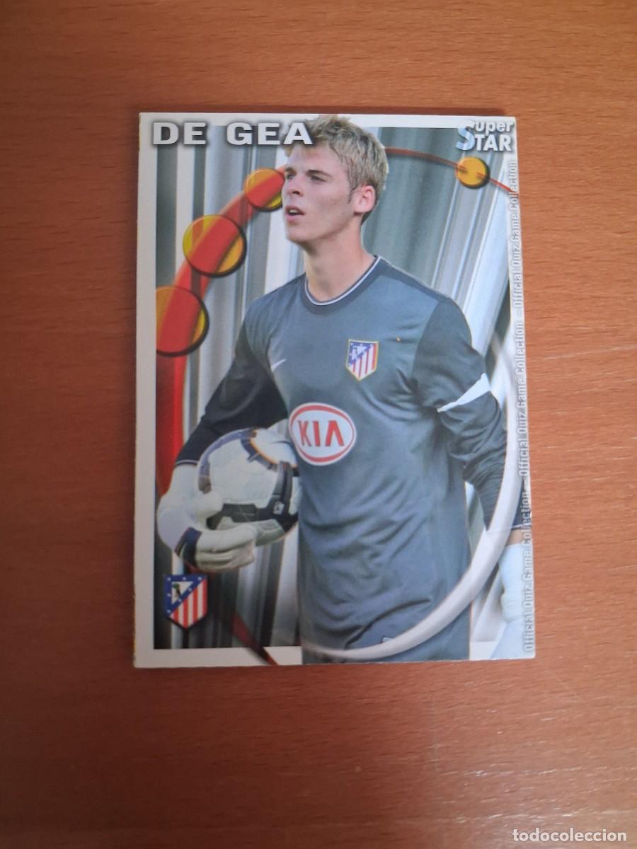 Football Stickers: Mundicromo Official Quiz Game Collection 2010 2011 Atletico de Madrid 239 De Gea Superstar