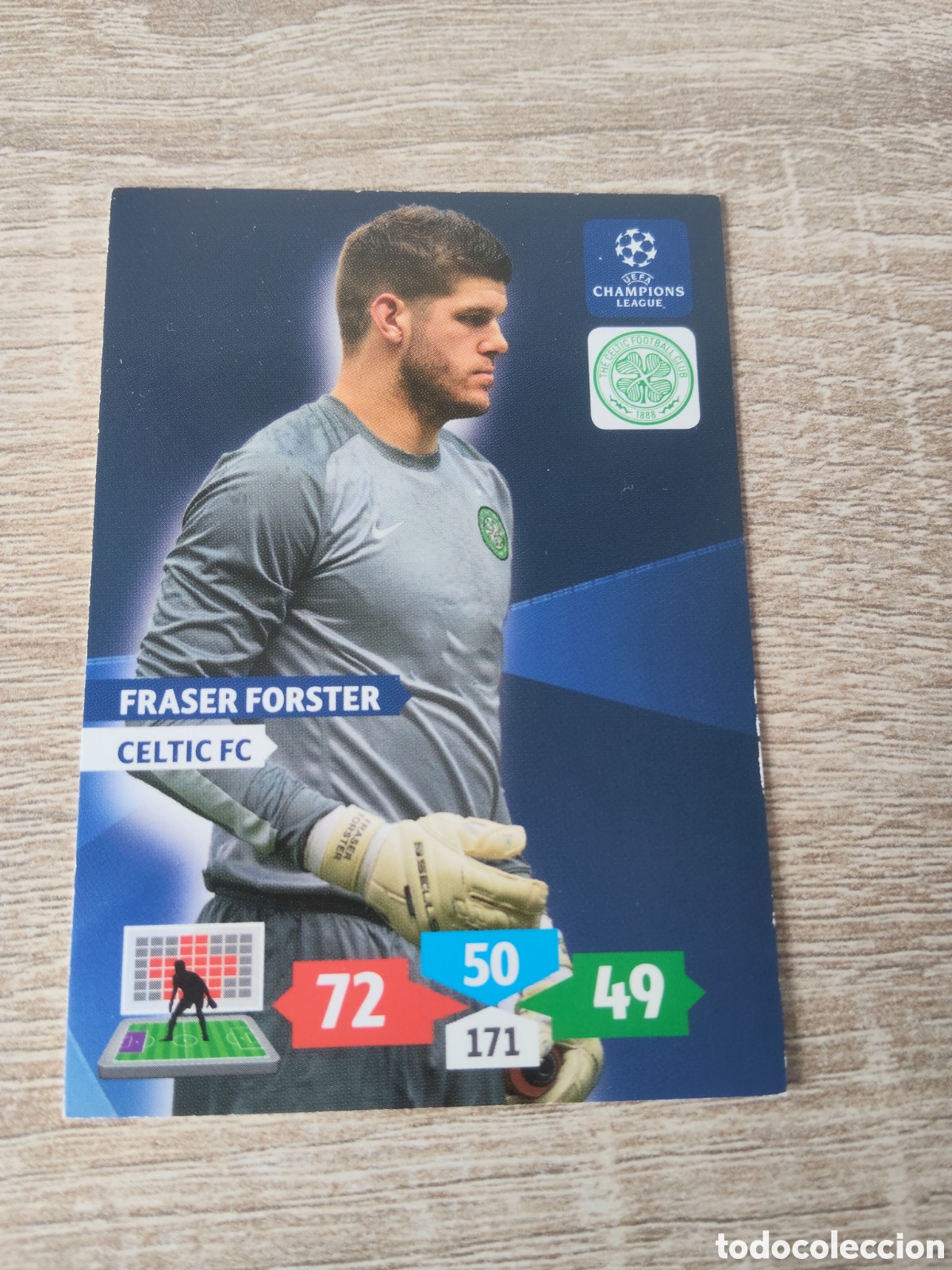 Cromos de f&uacute;tbol: Panini Adrenalyn champions league 2013 2024 13 14 Fraser Forster Celtic