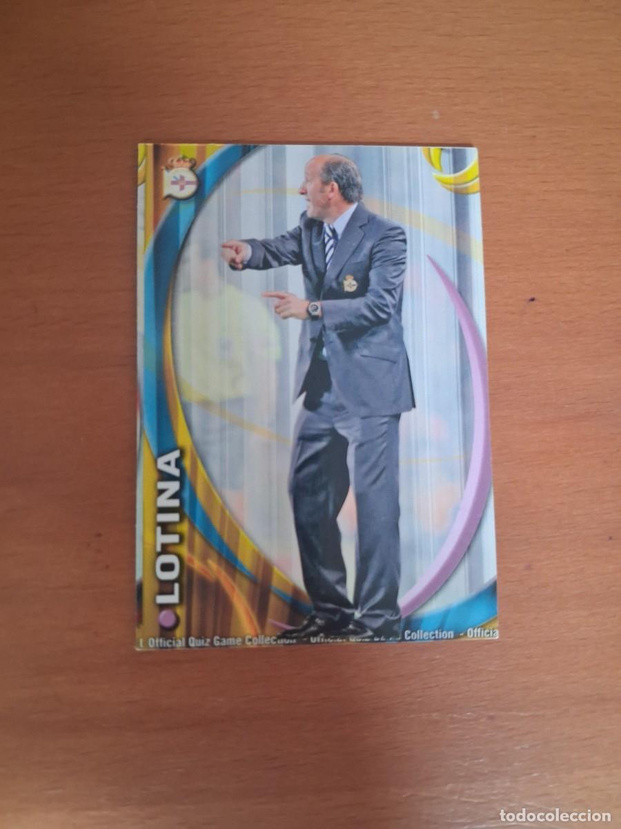 Football Stickers: Mundicromo Official Quiz Game Collection 2010 2011 RC Deportivo 246 Lotina