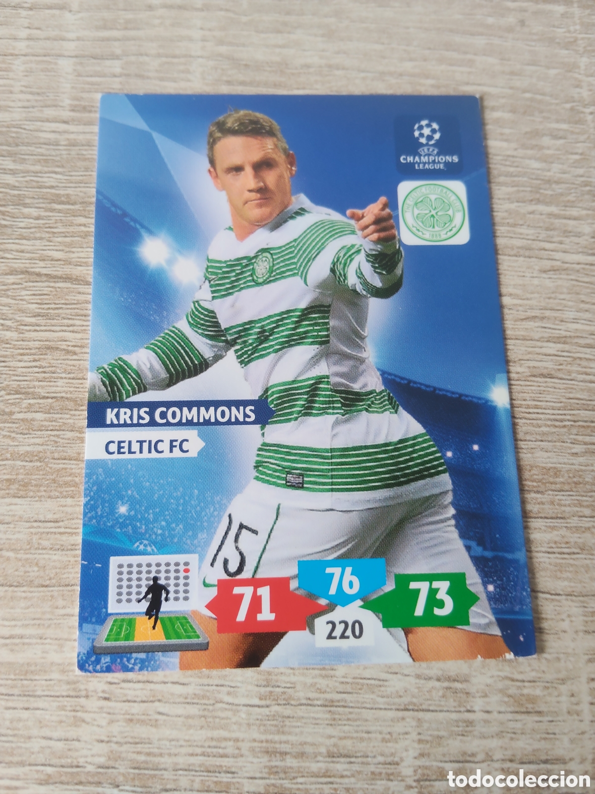 Football Stickers: Panini Adrenalyn champions league 2013 2014 13 14 Kris Commons Celtic