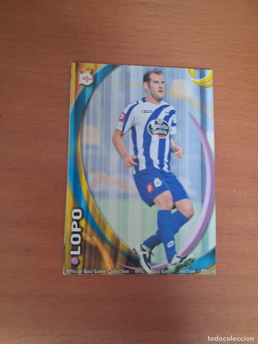 Football Stickers: Mundicromo Official Quiz Game Collection 2010 2011 RC Deportivo 251 Lopo