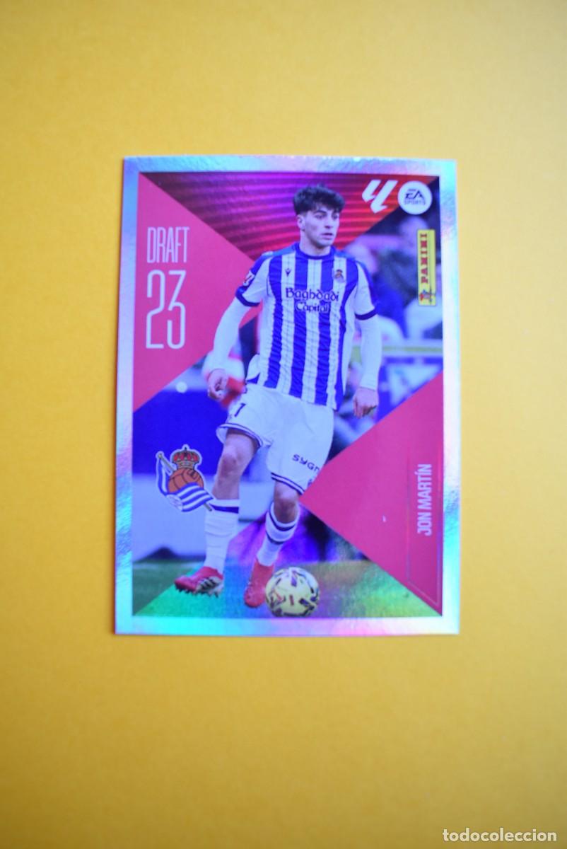 Football Stickers: Cromo Liga 2026 2027. 26 27. Jon Mart&iacute;n. Real Sociedad. Draft 23. N. &ordm; 13. ESTE. Panini