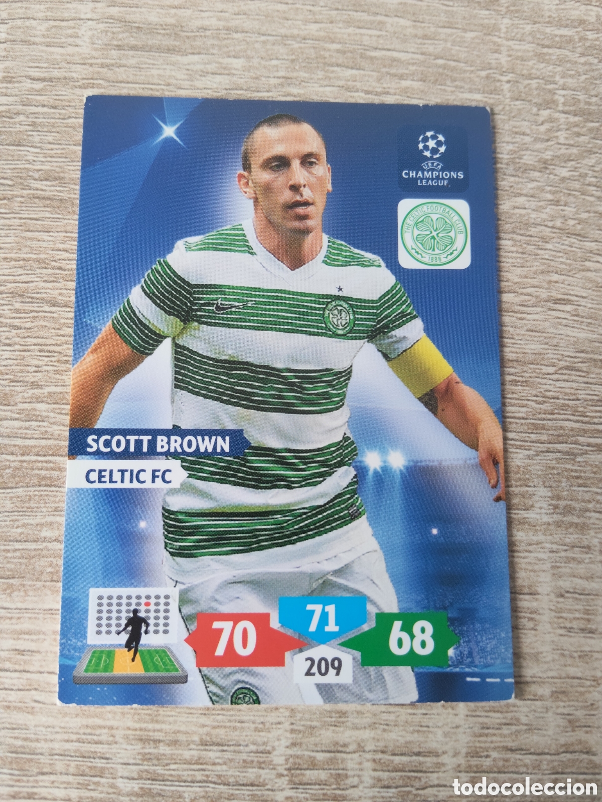 Football Stickers: Panini Adrenalyn champions league 2013 2014 13 14 Scott Brown Celtic