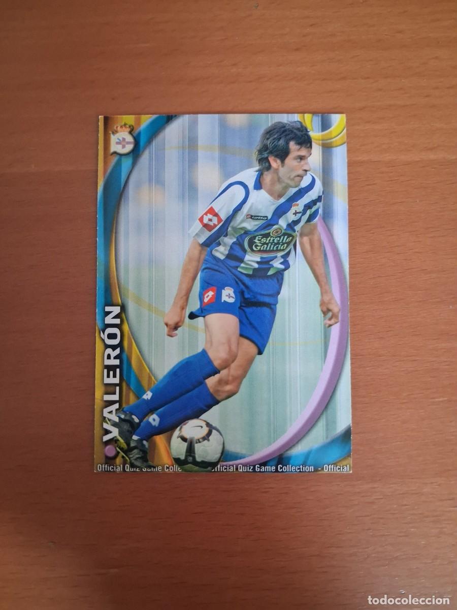 Football Stickers: Mundicromo Official Quiz Game Collection 2010 2011 RC Deportivo 256 Valeron