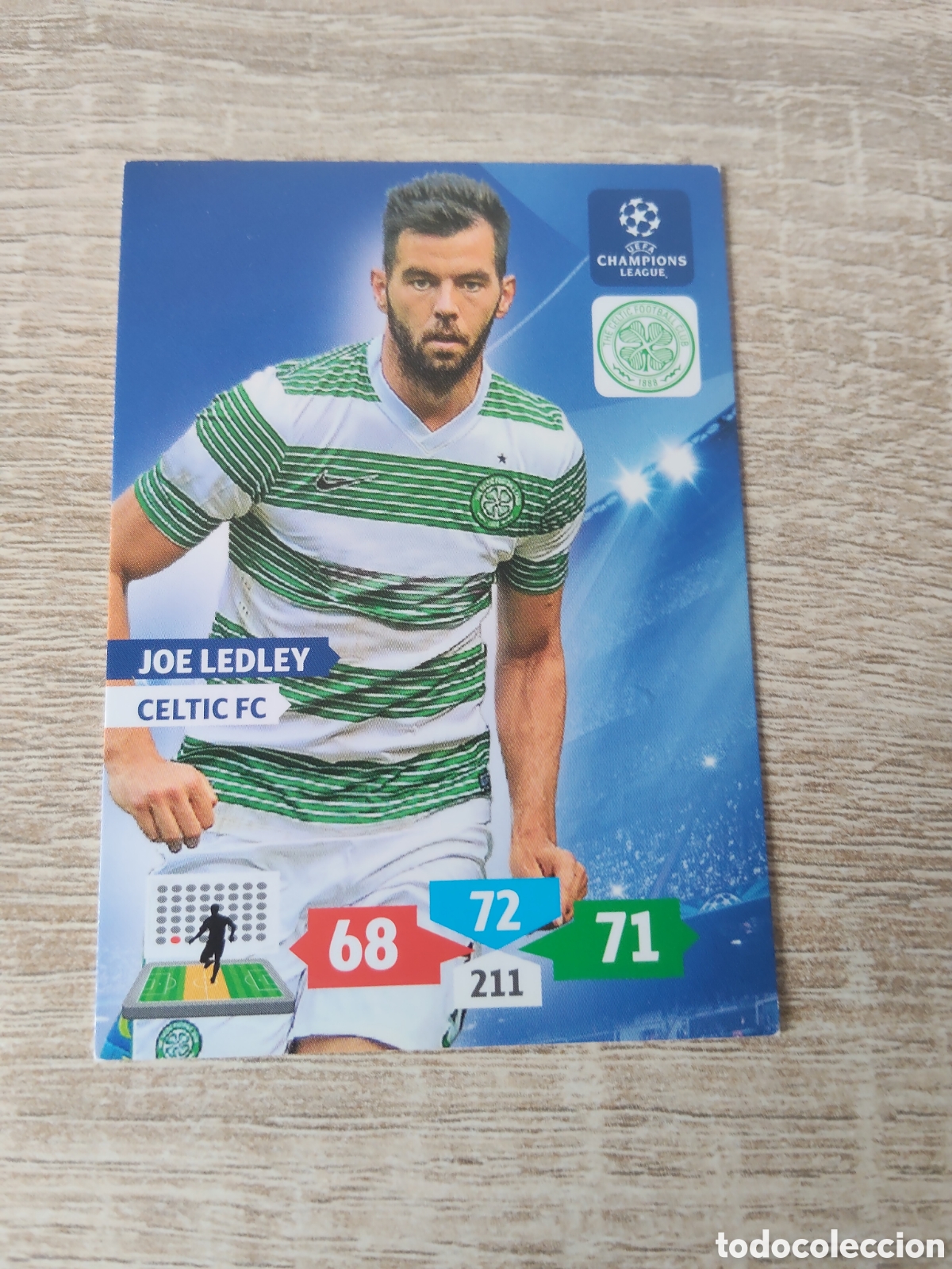 Football Stickers: Panini Adrenalyn champions league 2013 2014 13 14 Joe Ledley Celtic