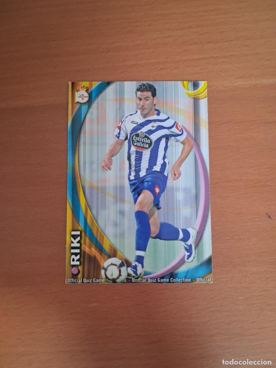 Football Stickers: Mundicromo Official Quiz Game Collection 2010 2011 RC Deportivo 261 Riki