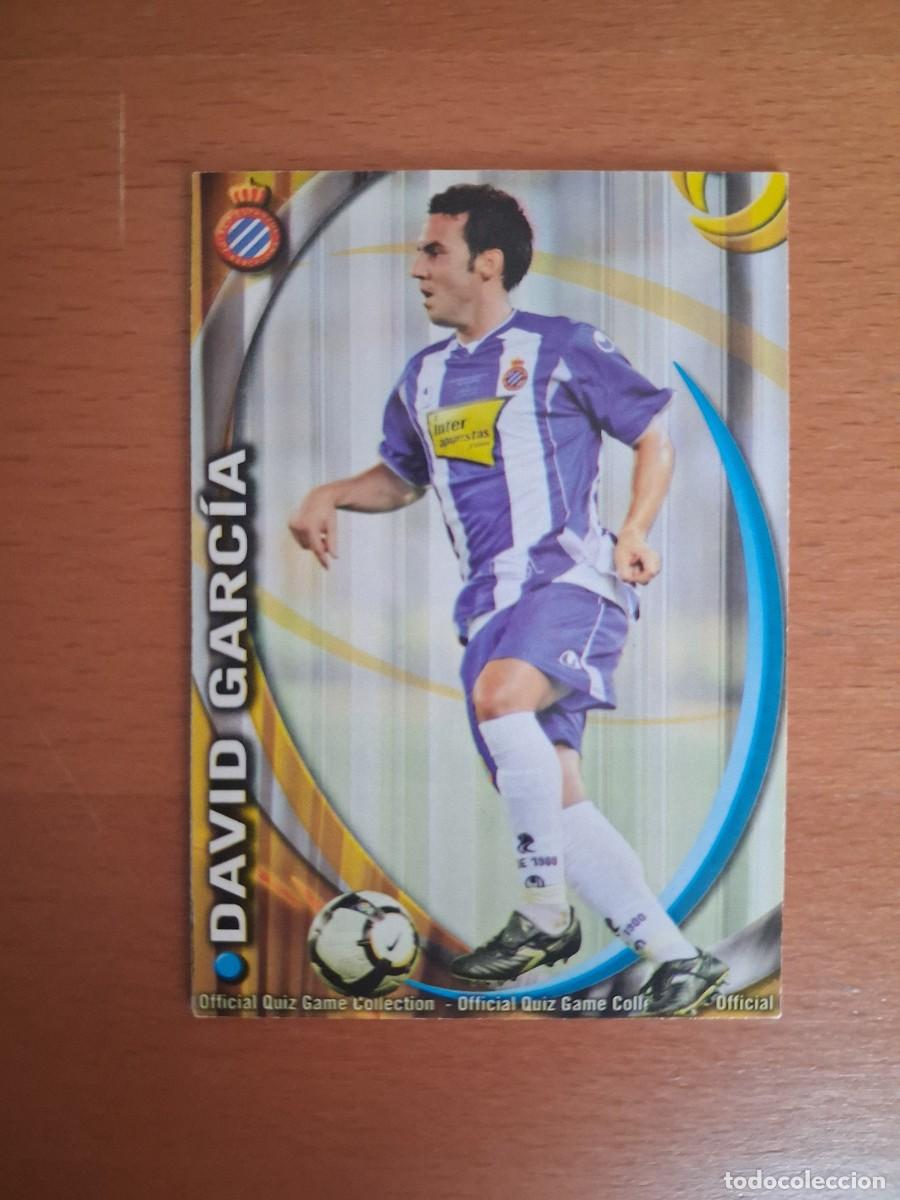 Cromos de f&uacute;tbol: Mundicromo Official Quiz Game Collection 2010 2011 RCD Espanyol 276 David Garcia