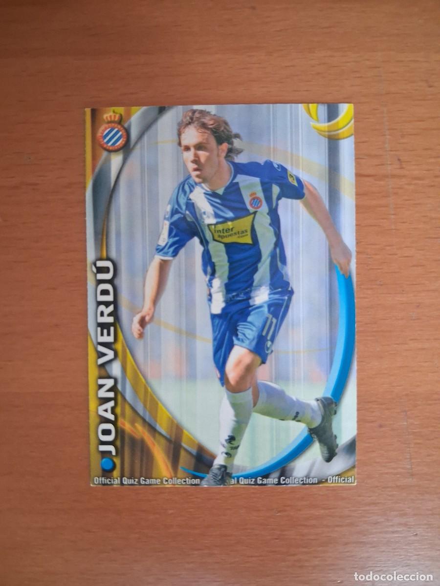Cromos de f&uacute;tbol: Mundicromo Official Quiz Game Collection 2010 2011 RCD Espanyol 285 Verdu