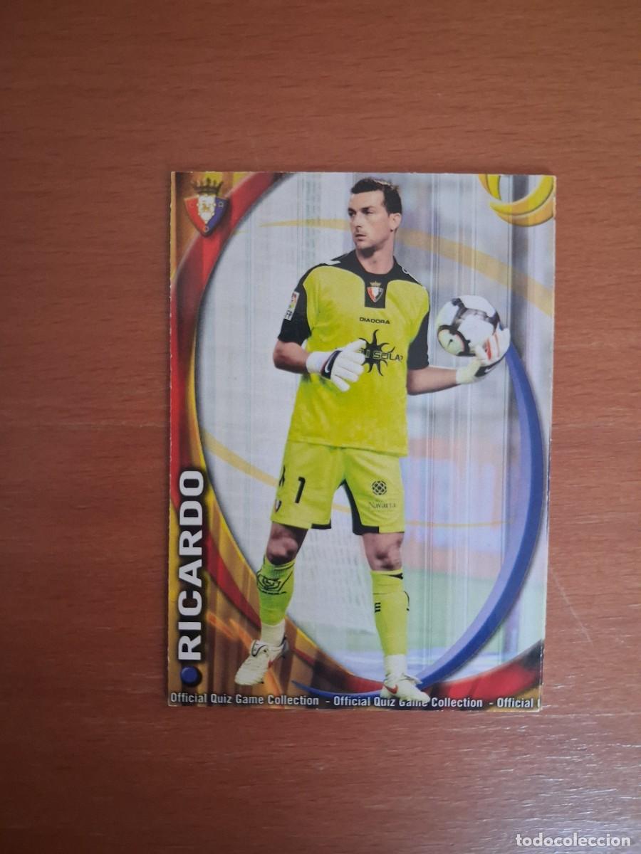 Cromos de Futebol: Mundicromo Official Quiz Game Collection 2010 2011 CA Osasuna 302 Ricardo