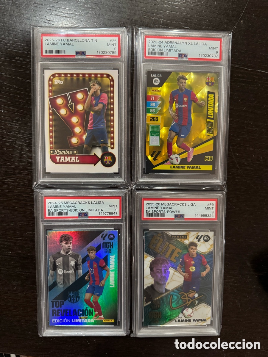 Cromos de Futebol: Cromos Lamine Yamal gradeados