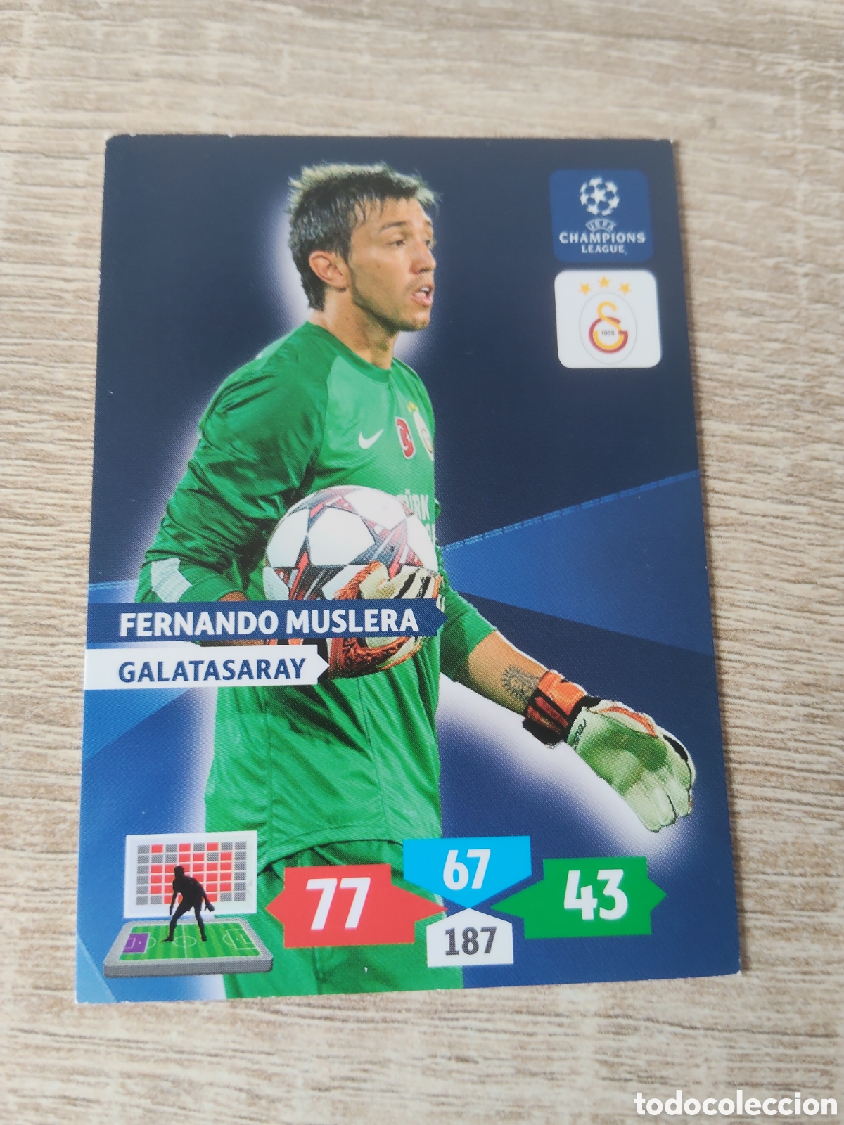 Figurine di Calcio: Panini Adrenalyn champions league 2013 2014 13 14 Fernando Muslera Galatasaray