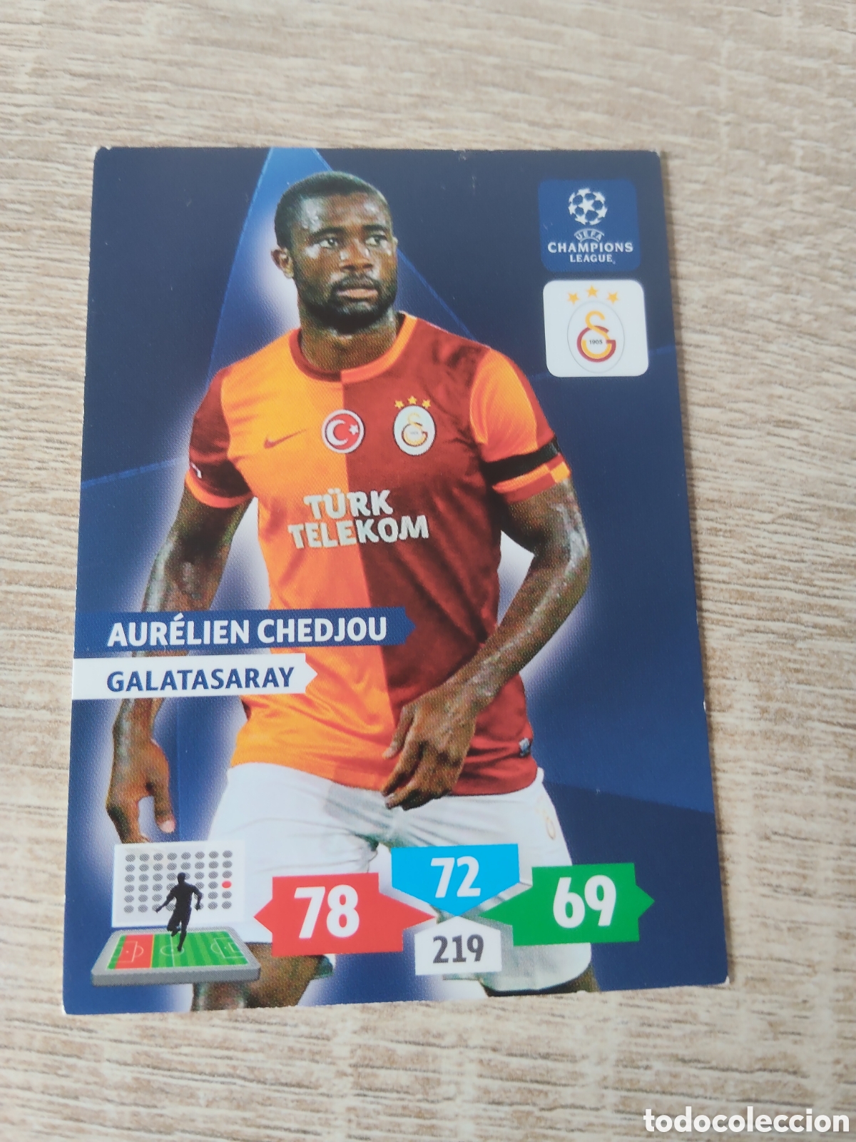 Figurine di Calcio: Panini Adrenalyn champions league de 2013 2014 13 14 Aurelien Chedjou Galatasaray