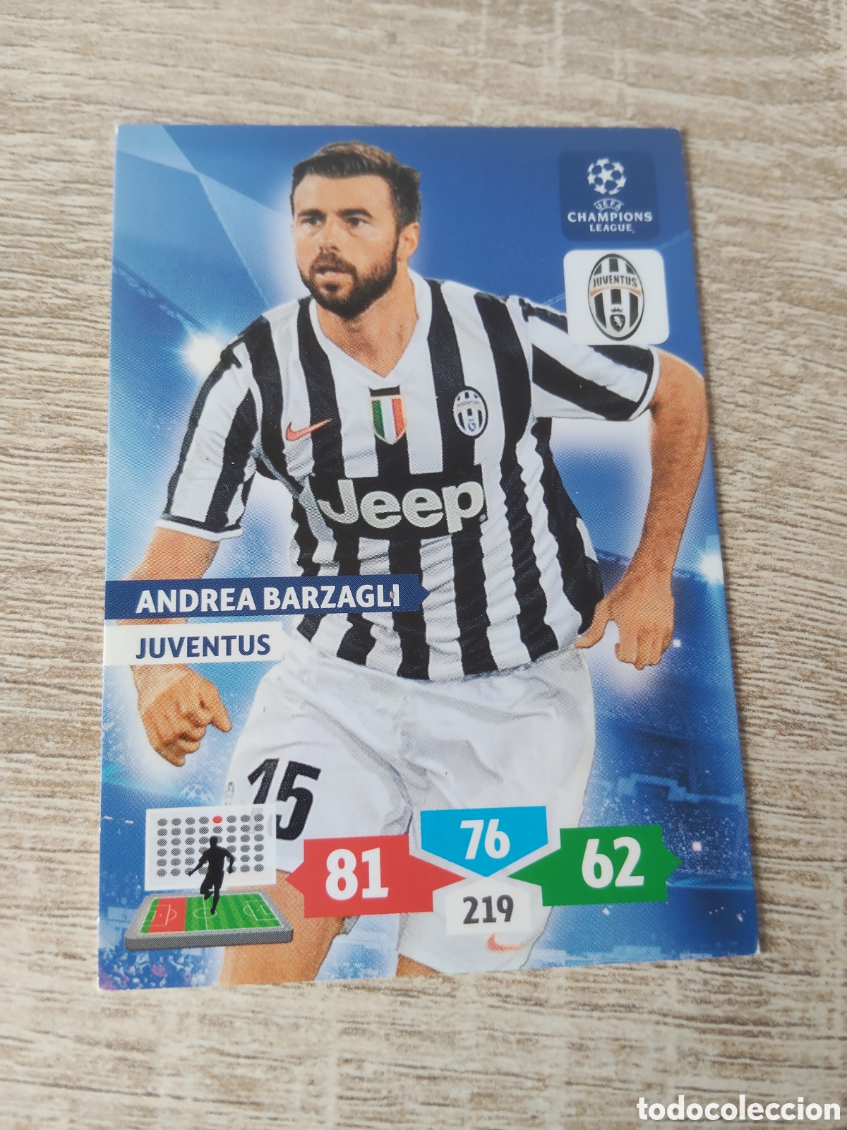 Figurine di Calcio: Panini Adrenalyn champions league 2013 2014 13 14 Andrea Barzagli Juventus