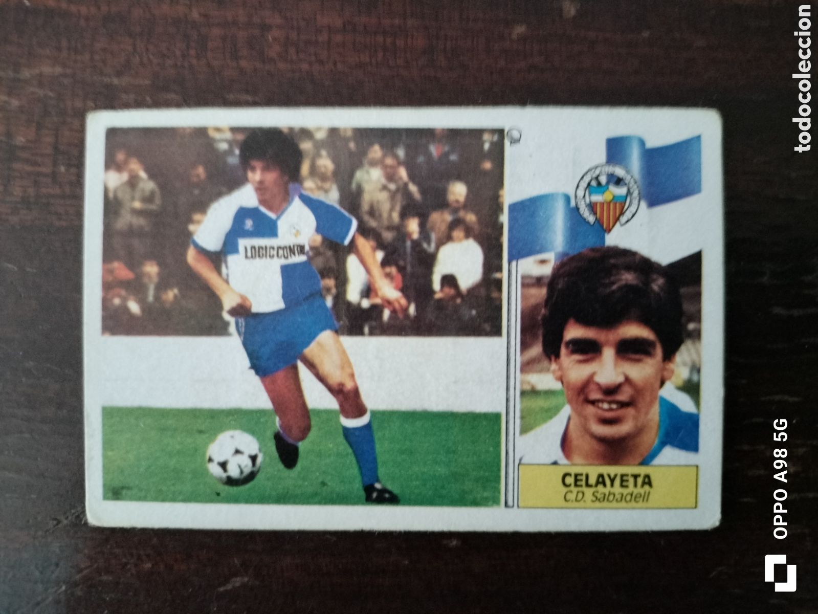 Cartes &agrave; collectionner de Football: Cromo fichaje 24 celayeta Sabadell ediciones Este liga temporada 86 87 1986 1987
