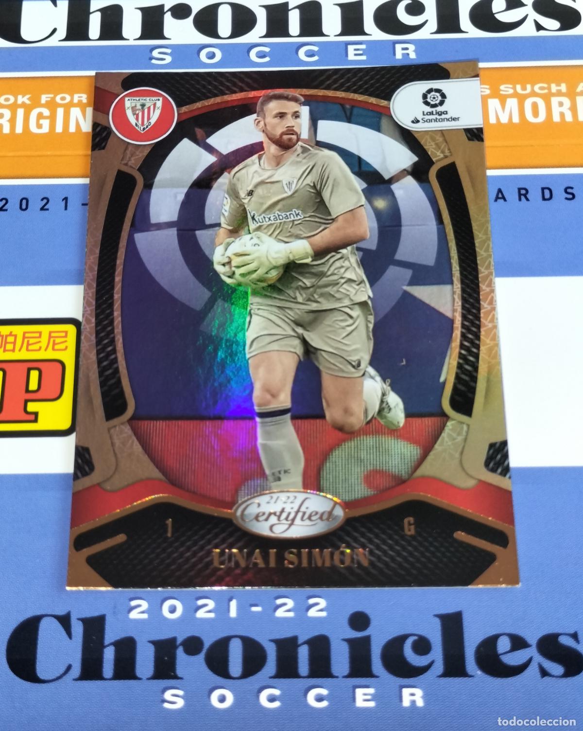 Cartes &agrave; collectionner de Football: N&ordm; 142 UNAI SIMON ATHLETIC CLUB BILBAO CARD CHRONICLES LA LIGA SOCCER 2021 2022 21 22 PANINI